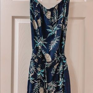 Blue Island Strapless Romper